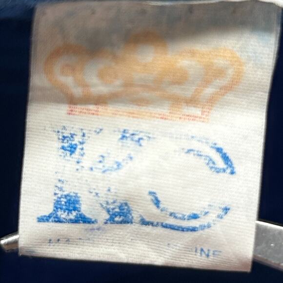 Vintage Niro Hat Cap Blue 90s 5 Panel A-Frame Snapback Rope Corded - Picture 9 of 10